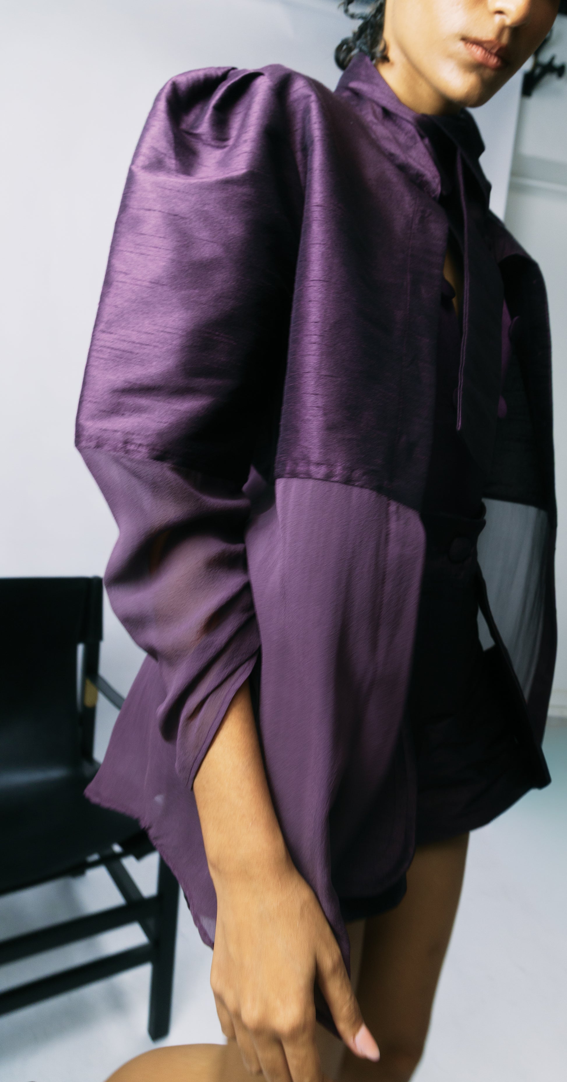 ATTACHE SHIRT - PRUNE